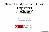 Oracle Application Express & jQuery Mobile - OGh Apex Dag 2012