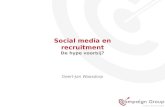 Trends van social media & recruitment – de hype voorbij?