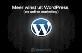 Meer winst uit WordPress
