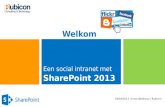 Demodag Social intranet met SharePoint 2013