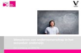 Stimuleren van ondernemerschap in het secundair onderwijs: verdieping van EFFECTO - Jacob Vermeire