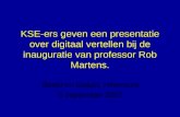 Inauguratie prof.Rob Martens