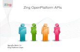 Zing Open Platform APIs