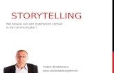 Storytelling voor bedrijven en organisaties