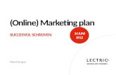 (Online) marketingplan succesvol schrijven door Ment Kuiper @LECTRIC op MARCOM12