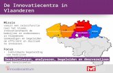 Informatie Innovatiecentra in Vlaanderen