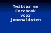 Twitter en Facebook voor Journalisten