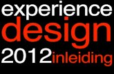 2012 College "Experience Design": Inleiding