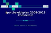 Sportbeleidsplan Knesselare 2008-2013