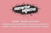 Danish copywriter - Henrik