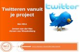 Masterclass: "Twitteren vanuit je project" mei 2011