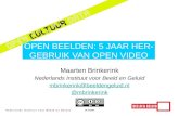 Open Cultuur Data Masterclass #3 - Open Beelden - Maarten Brinkerink
