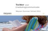 Twitter voor marketingcommunicatie