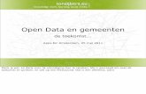 Apps for Amsterdam: Open data en gemeenten, de toekomst