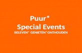 Puur special events