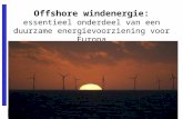 Offshore windenergie essentieel onderdeel van een duurzame energievoorziening voor Europa