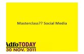 Adfotoday - masterclass social media voor merk profilering