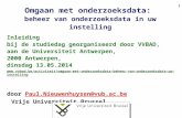 Paul Nieuwenhuysen inleiding data management