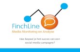 FinchLine - Hoe bepaal je het succes van een social media campagne