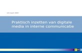 Praktische inzet van digitale interne communicatie_ 2007 kort