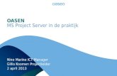 Project Server in de praktijk bij Oasen