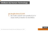 Gebruikskwaliteit - Presentatie voor leden NNOT bij Human Technology