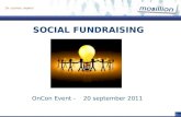 OnCon 2011 - Social Fundraising