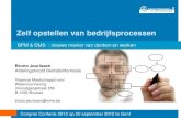 [Dutch] Zelf opstellen van bedrijfsprocessen - BPM & DMS: nieuwe manier van denken en werken