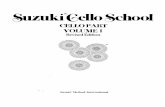 Suzuki Violoncello Vol 1