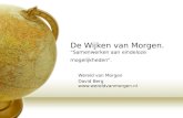 De Wijken Van Morgen. 1 September 2009