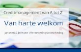 Janssen en Janssen, Wilbert van der Donk: Creditmanagement van a tm z