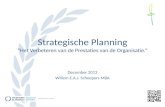 Strategische Planning, Continue Organisatie Ontwikkeling.