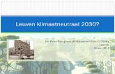 Leuven gaat klimaatneutraal tegen 2030 (Peter Tom Jones, Wagehuys, Leuven, 24/5/2011)