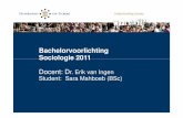 Bachelor Sociologie - Tilburg University