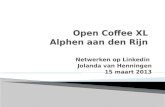 Open coffee alphen aan den rijn xl