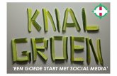 KNALgroen workshop: 'Een goede start met social media'