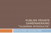 Publiek private samenwerking presentatie F-MEX