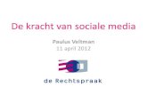 20111214 Sociale media voor woordvoerders en voorlichters