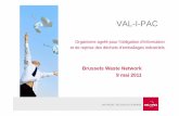 Brussels Waste Network - VAL-I-PAC - Uitgebreide producentenverantwoordelijkheid