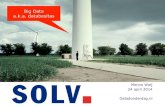 Databesitas door - Menno Weij van SOLV advocaten tijdens Data Donderdag