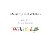 Mediawijs met wiki kids