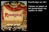 Sprookje Roodkapje op rijm Agatha 1893 voor sprookjesproject op basisschool