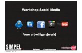 Workshop social media inzetten voor vrijwilligers(werk)