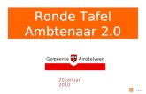 Gemeente Amstelveen - Ronde Tafel 2.0