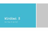 Windows 8, een flop of een hit