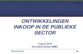Ontwikkelingen inkoop in publieke sector, presentatie hans ruiter Berenschot 4 april 2013