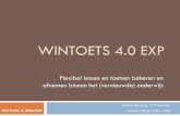 WinToets 4.0 Exp, Digitaal toetsen, SCORM, Metadata