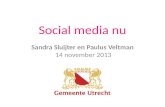 20131114 Social media nu - Gemeente Utrecht