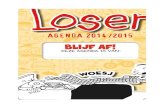 Loser agenda 2014/2015