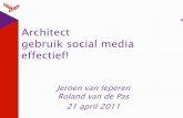 Social media en architecten de vierde toren tilburg 21-april-2011-def